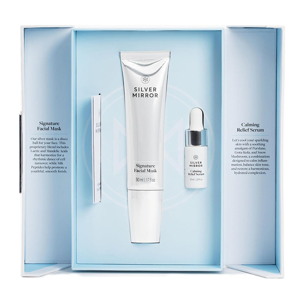 Signature Facial Mask, Face Mask 1.7 Fl Oz & Serum 0.33 Fl Oz