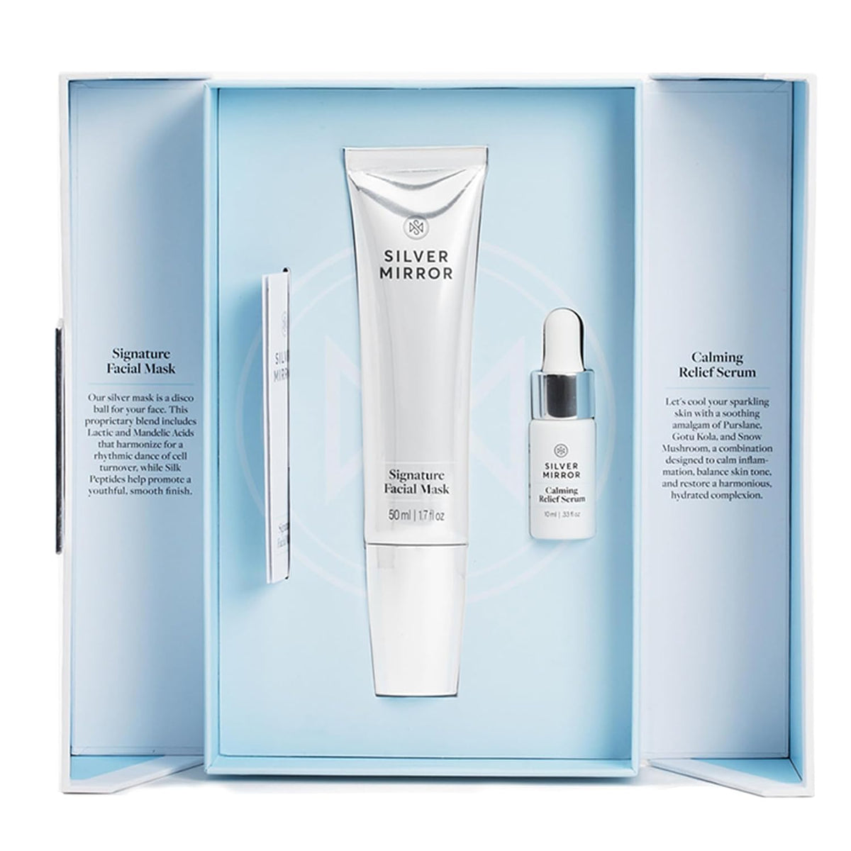 Signature Facial Mask, Face Mask 1.7 Fl Oz & Serum 0.33 Fl Oz