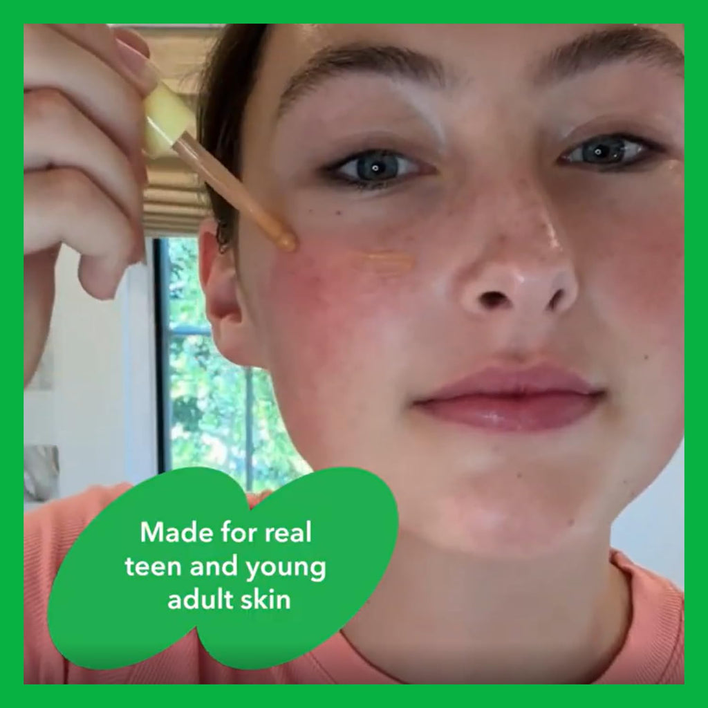 Complete Facial Routine Set (6 Pc) | Face Cleanser, Moisturizer, Serum + 3 Boosters W/Niacinamide & Hyaluronic Acid | Safe Plant-Based Skincare for Tweens Teen & Young Adult Skin
