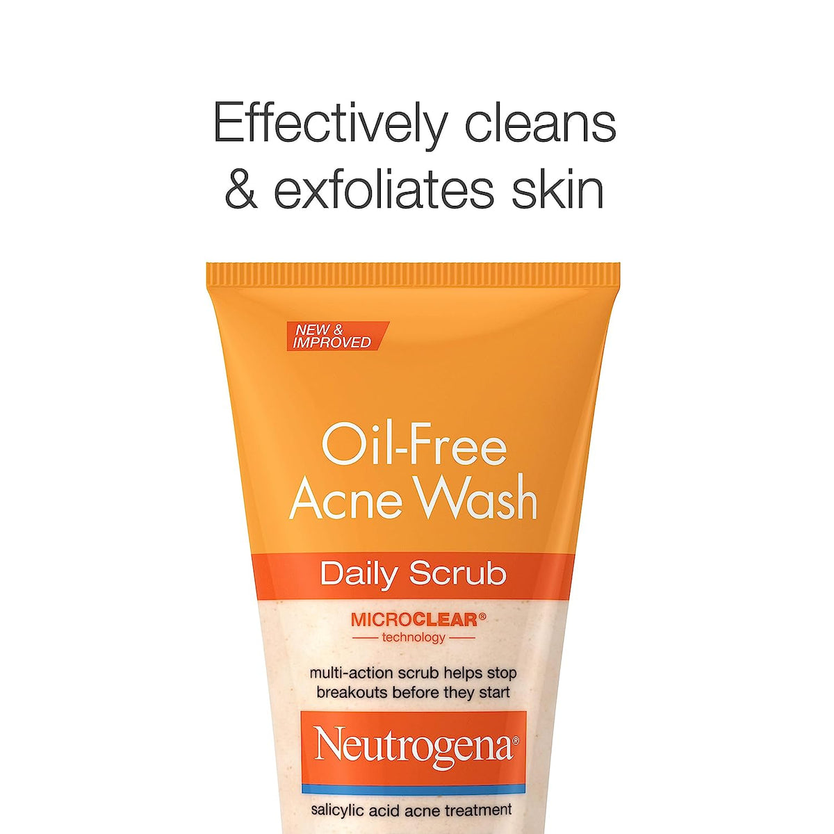 Oil Free Daily Acne Face Scrub, 2 X 4.2 Oz