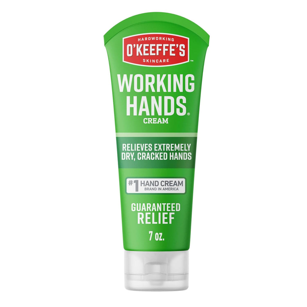 Working Hands Hand Cream for Extreme Dryness - 7 Oz Tube (1 Pack) - Repairing Skincare for Cracked, Dry Hands