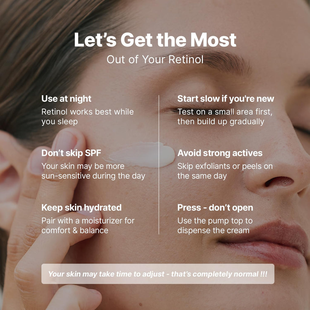 Retinol anti Aging Face Moisturizer: Wrinkle Cream for Women & Men, Collagen & 7% Hyaluronic Acid - Facial Tightening & Neck Firming Cream - Day & Night Skin Care, 1.7 Fl Oz