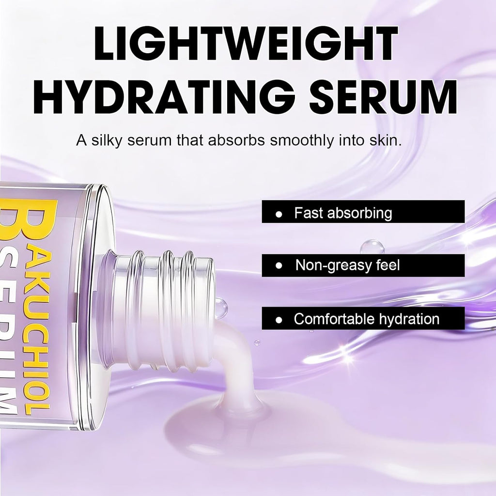Bakuchiol Serum for Face, Retinol Alternative anti Aging, 1 Oz