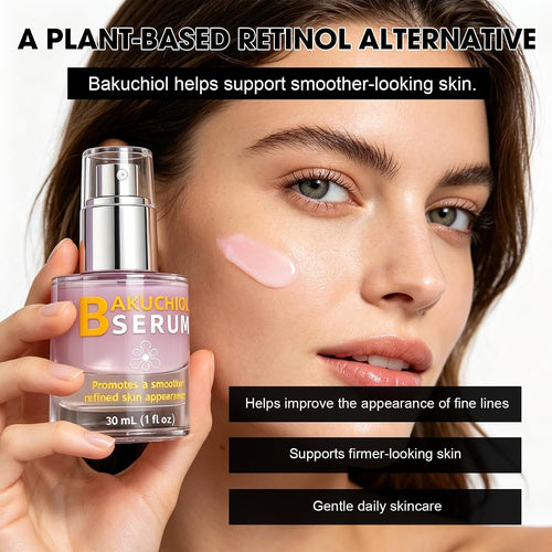 Bakuchiol Serum for Face, Retinol Alternative anti Aging, 1 Oz