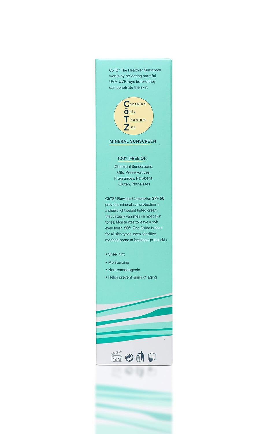Skincare | Flawless Complexion | Lightly Tinted | Facial Mineral Sunscreen Broad Spectrum SPF 50; 2.5 Oz / 70 G