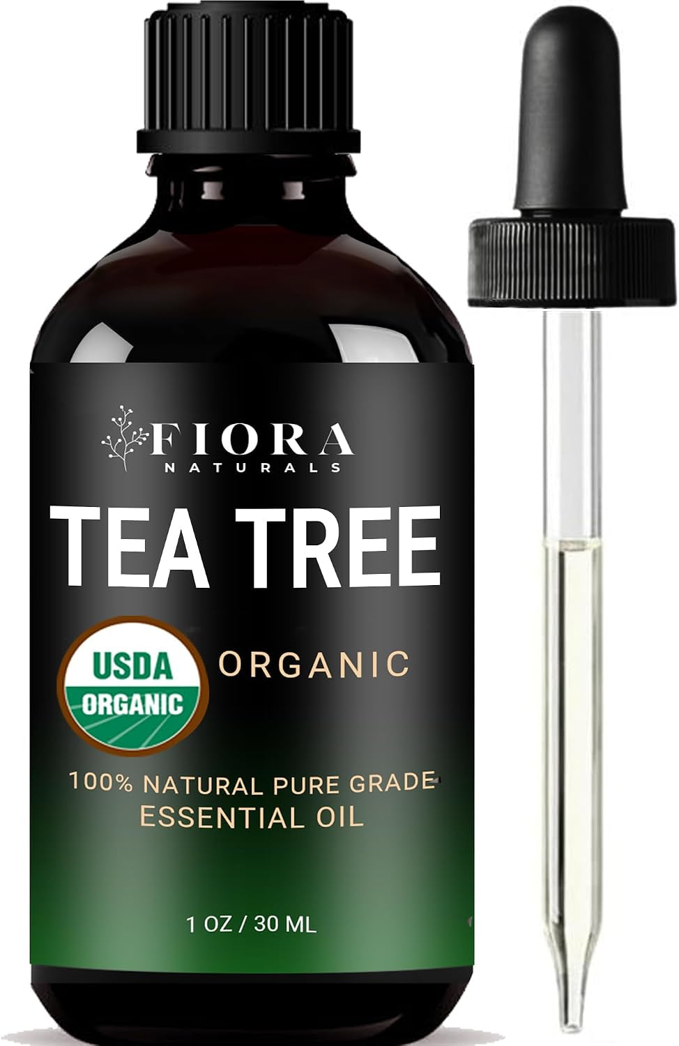 Tea Tree Oil, 100% Pure Organic Tea Tree Essential Oil 1 Oz