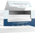 100% Pure Cotton Disposable Face Towels - 80 Count Face Cloths