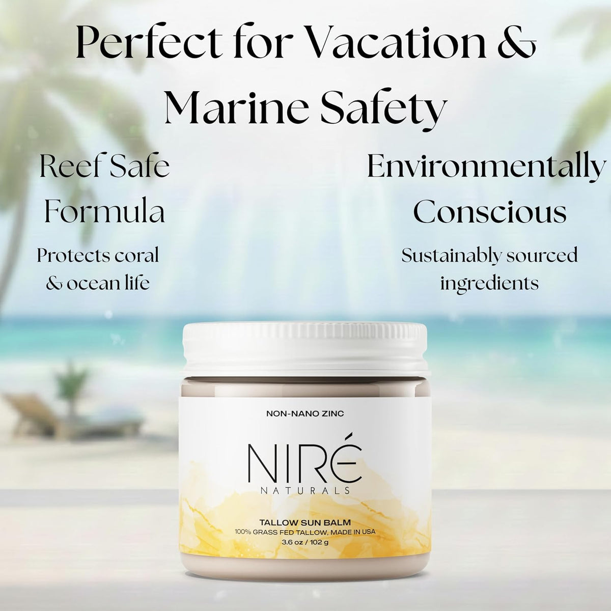 Tinted Tallow Balm for Face, Non-Nano Zinc Oxide