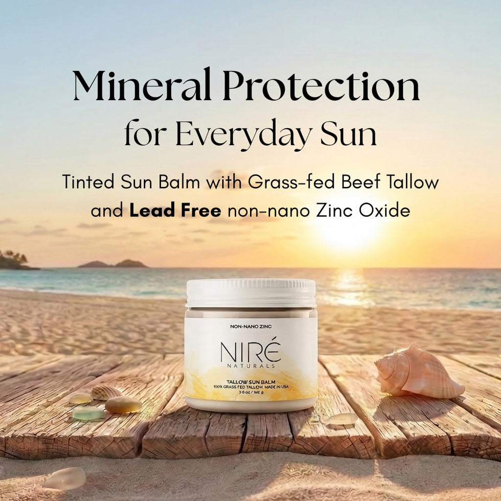 Tinted Tallow Balm for Face, Non-Nano Zinc Oxide