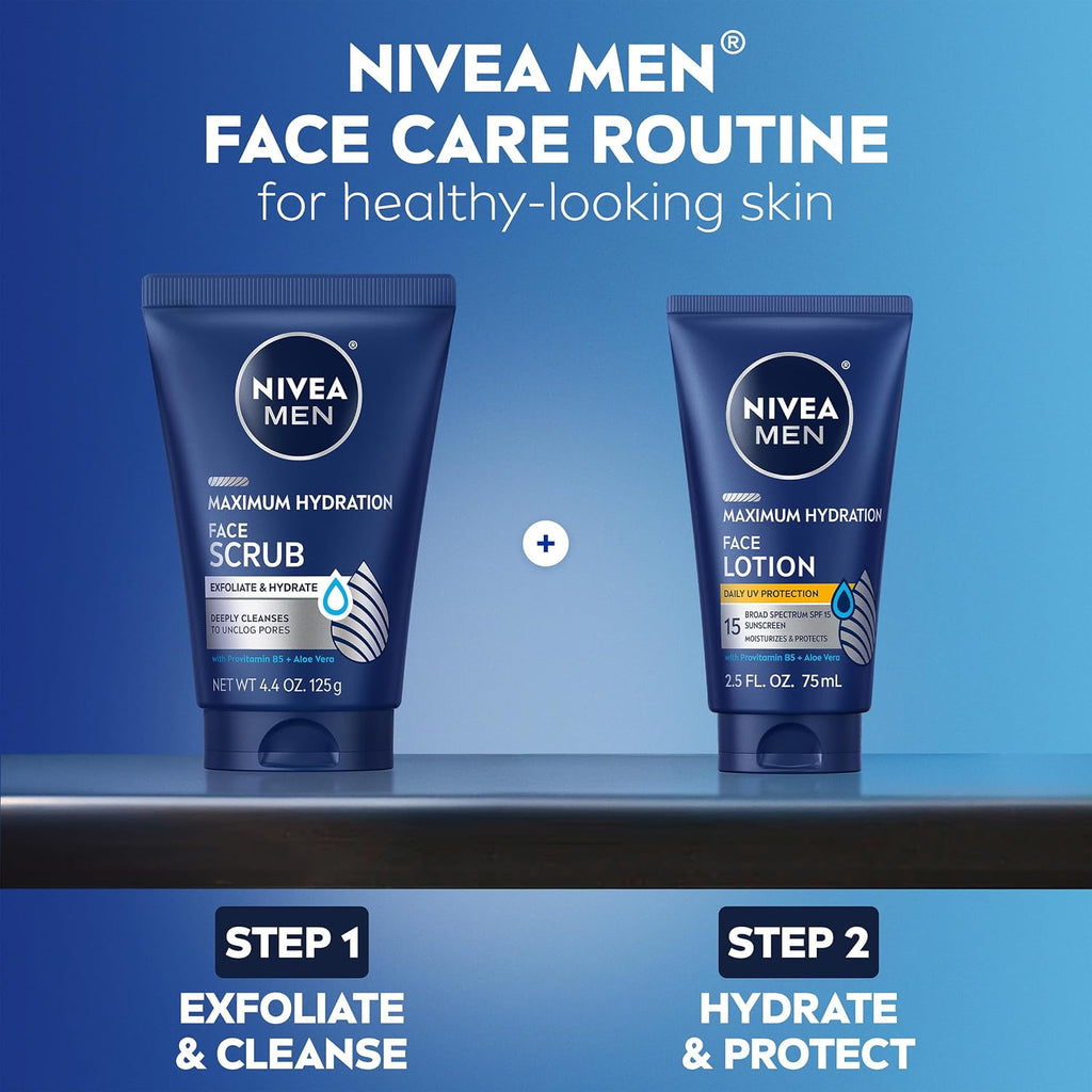 Maximum Hydration Face Scrub, Multipack, 3 X 4.4 OZ