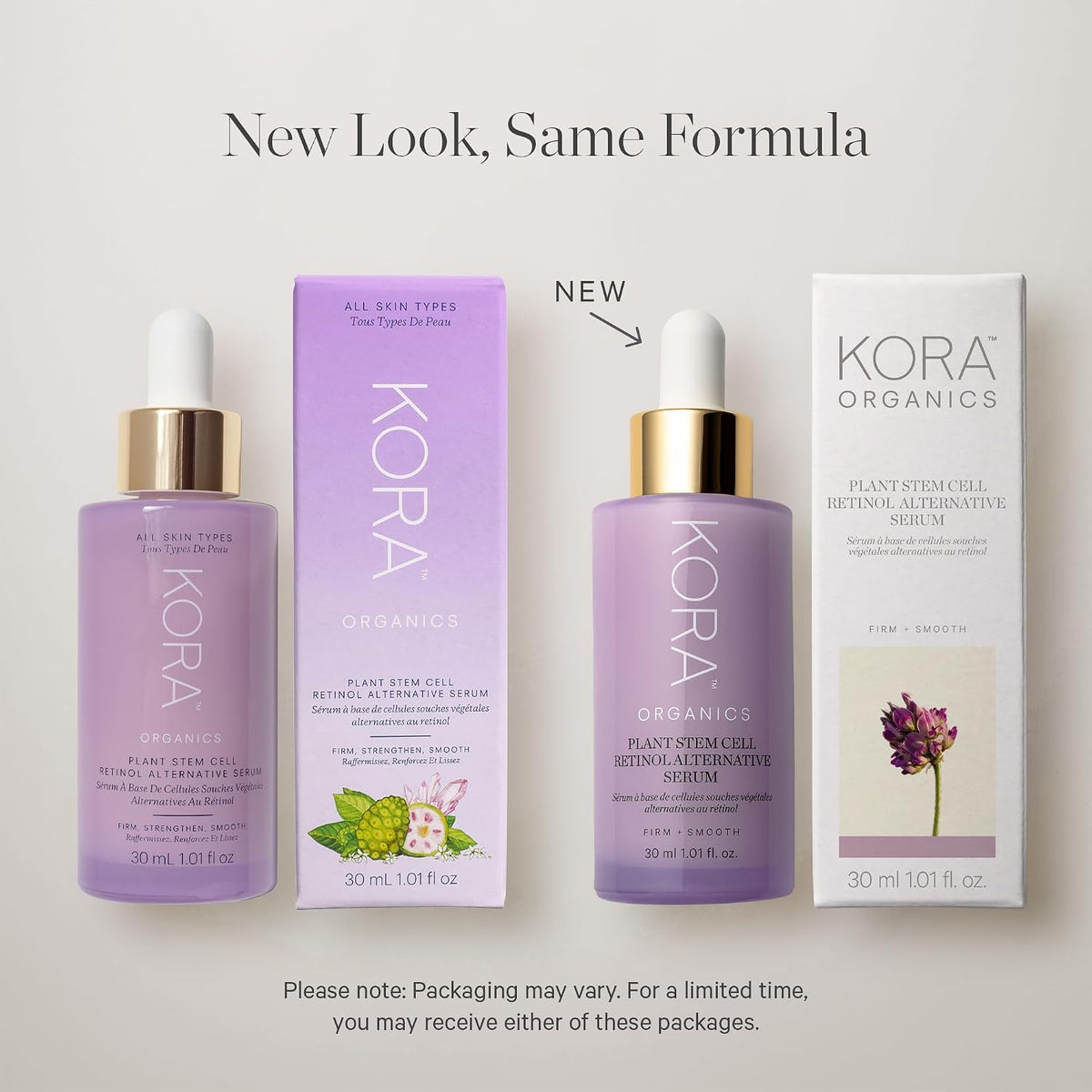 Plant Stem Cell Retinol Alternative Serum, Firming Face Serum