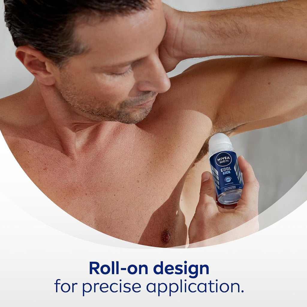 Cool Kick Anti-Perspirant Deodorant Roll-On, 50Ml