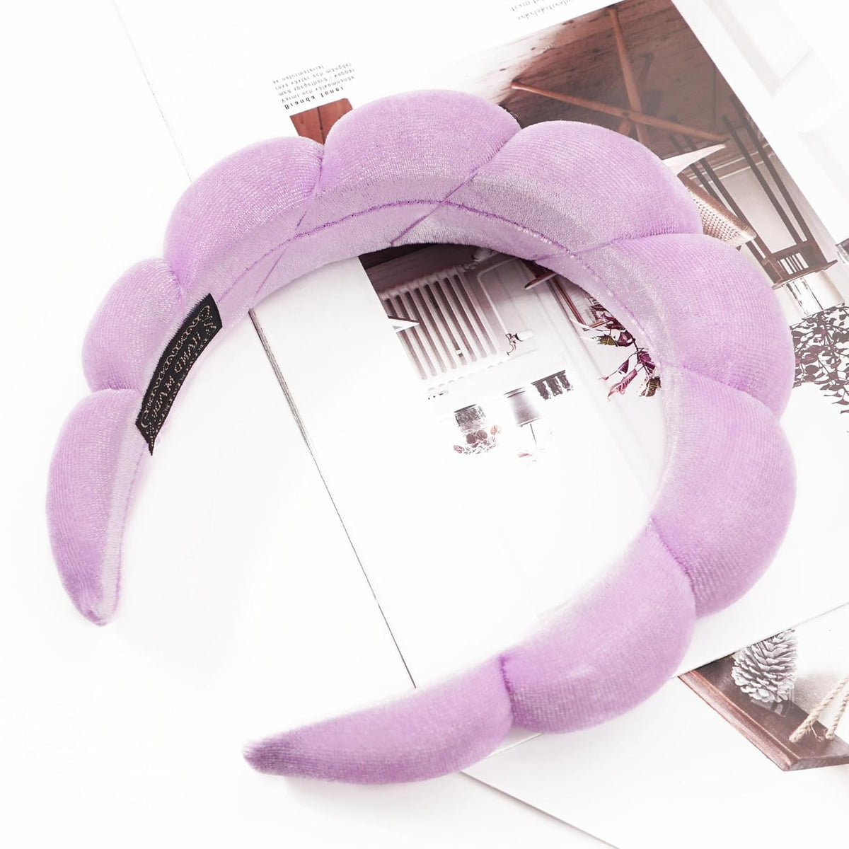 Spa Headband for Washing Face Makeup Skincare Soft Sponge Hair Band
