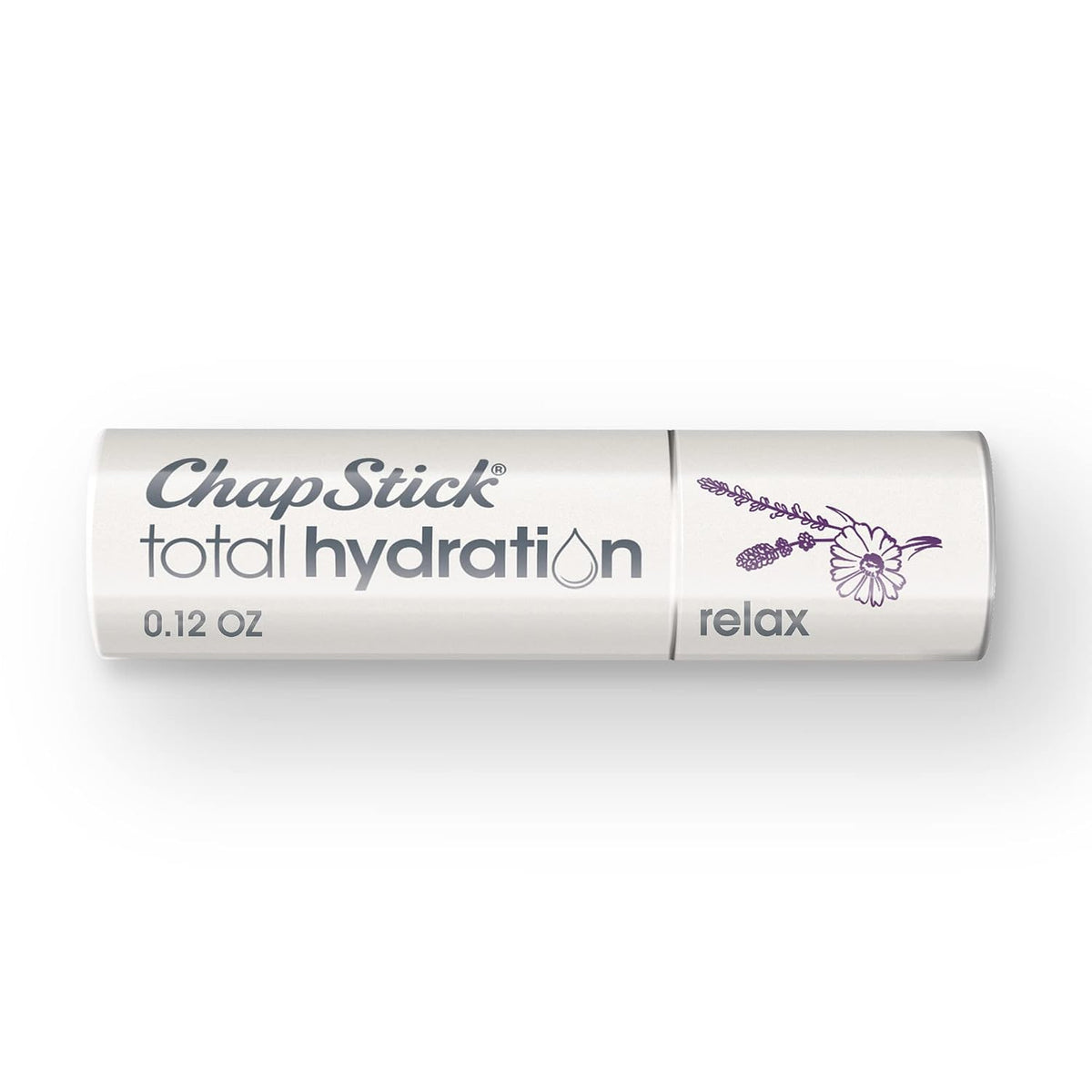 Total Hydration Essential Oils Relax Chamomile + Lavender Lip Balm Tube, Lip Care - 0.12 Oz