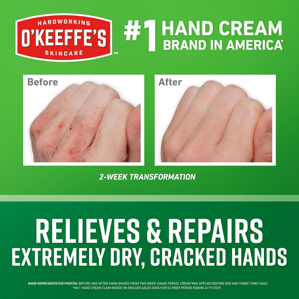Working Hands Hand Cream for Extreme Dryness - 7 Oz Tube (1 Pack) - Repairing Skincare for Cracked, Dry Hands