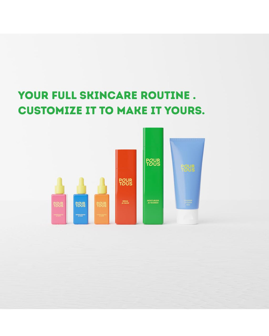 Complete Facial Routine Set (6 Pc) | Face Cleanser, Moisturizer, Serum + 3 Boosters W/Niacinamide & Hyaluronic Acid | Safe Plant-Based Skincare for Tweens Teen & Young Adult Skin