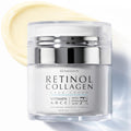 Retinol anti Aging Face Moisturizer: Wrinkle Cream for Women & Men, Collagen & 7% Hyaluronic Acid - Facial Tightening & Neck Firming Cream - Day & Night Skin Care, 1.7 Fl Oz