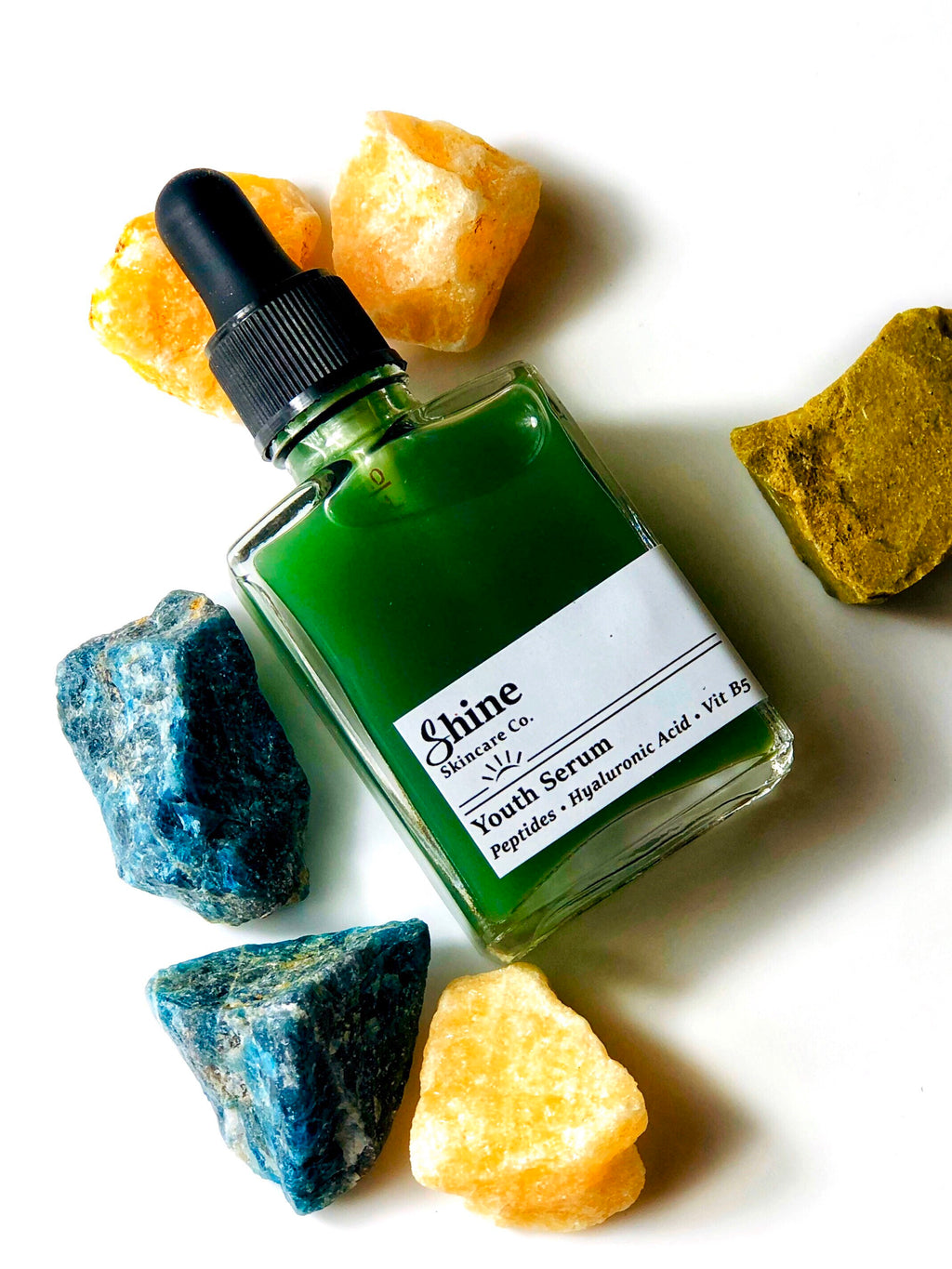 Youth Serum with Hyaluronic Acid + Peptides - Natural Skincare, Vegan Skincare