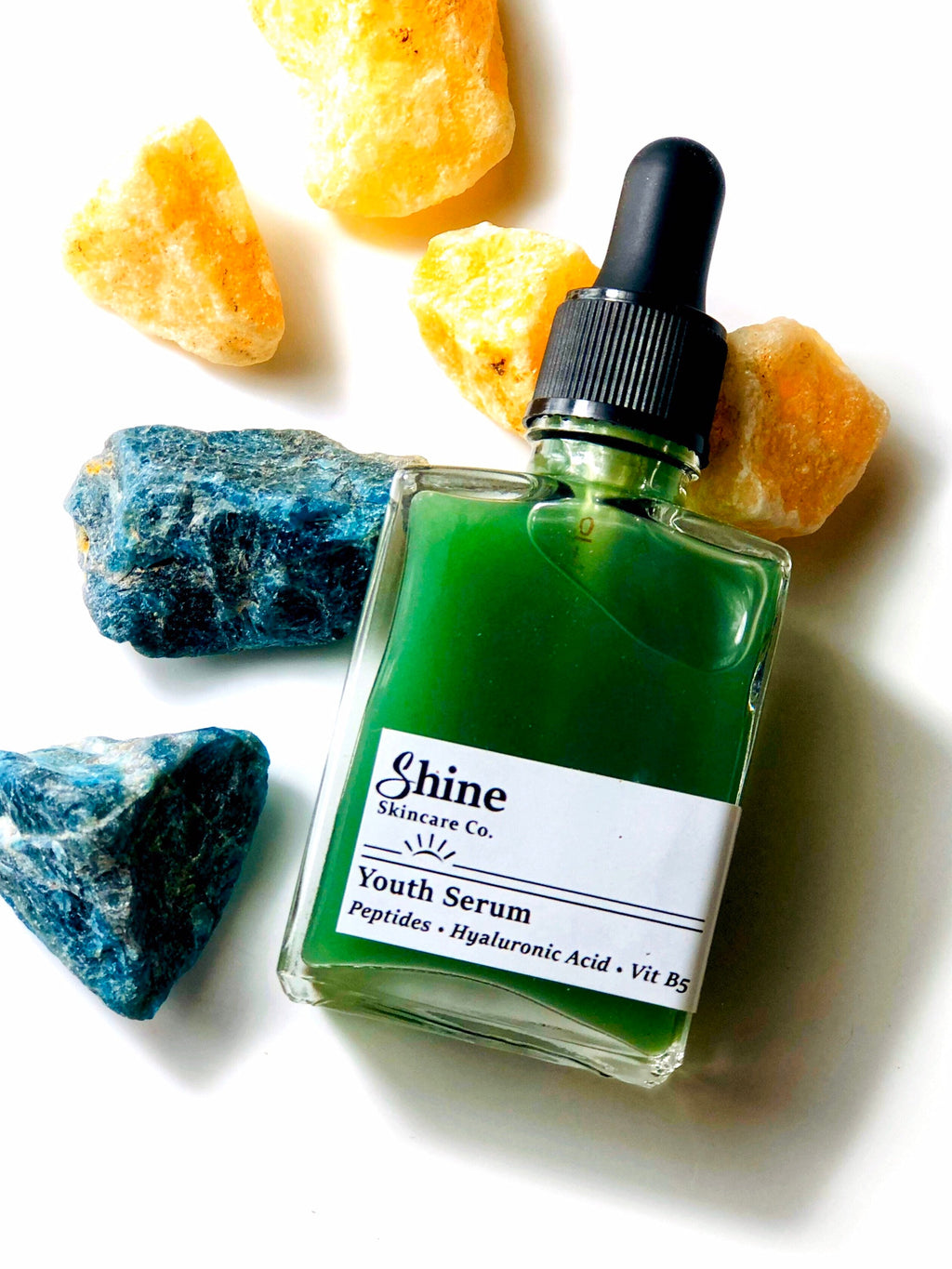Youth Serum with Hyaluronic Acid + Peptides - Natural Skincare, Vegan Skincare